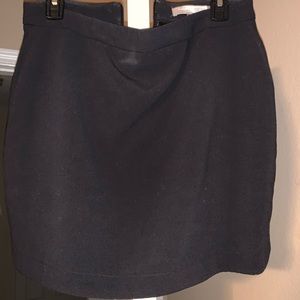 Black mini skirt